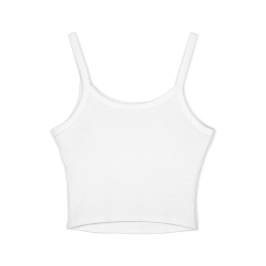 Pastel Turtle & Bubbles Crop Tank Top — Women's Spaghetti Strap