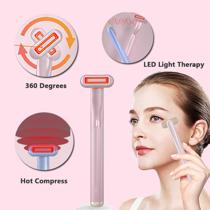 5-in-1 Red Light Therapy Facial Massage Tool