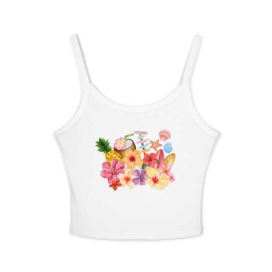 Floral Tropics Crop Tank