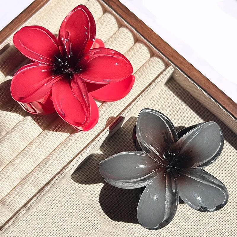 Tropical Flower Claw Clips