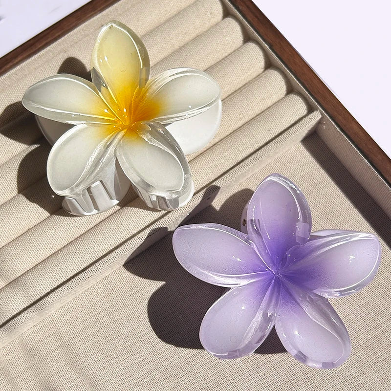 Tropical Flower Claw Clips