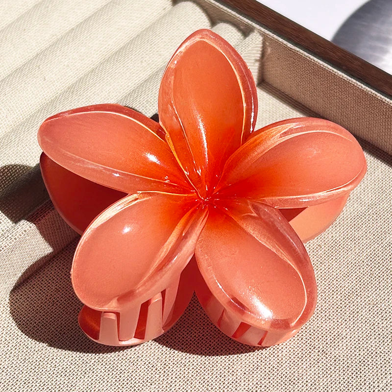 Tropical Flower Claw Clips