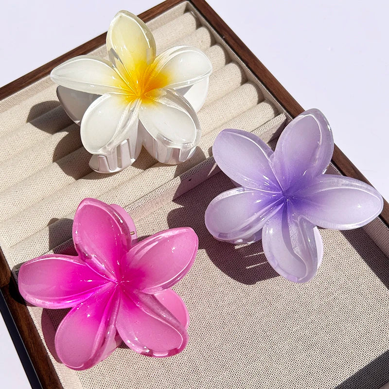Tropical Flower Claw Clips