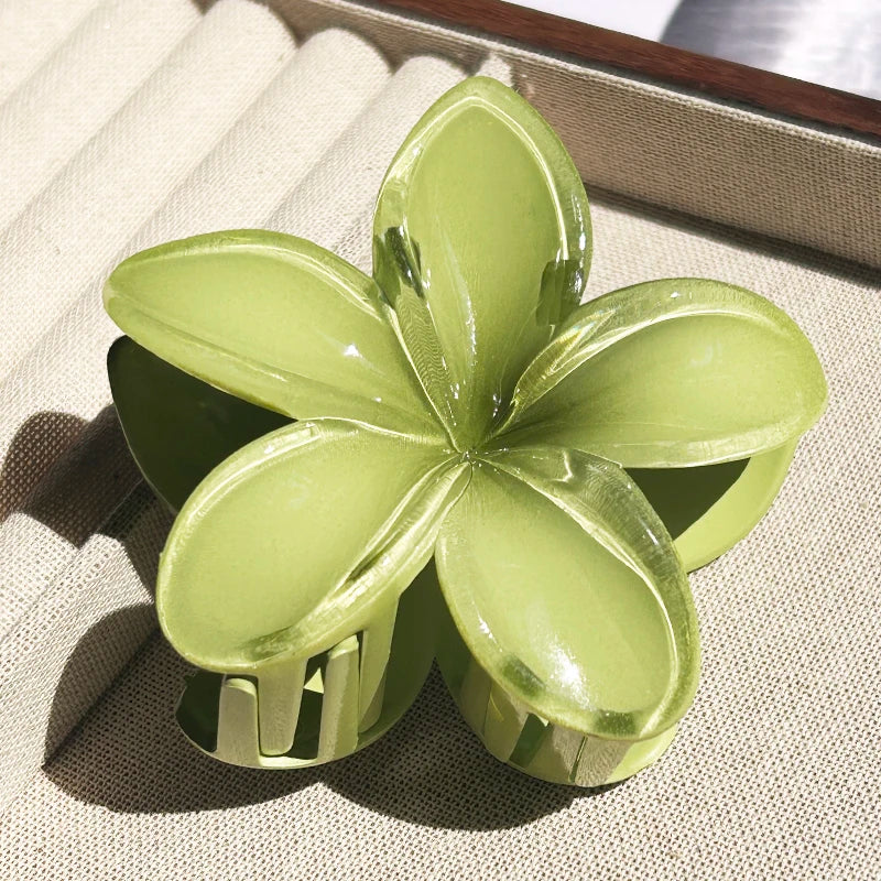 Tropical Flower Claw Clips