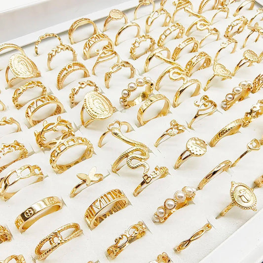 Golden Summer 30-Piece Ring Set
