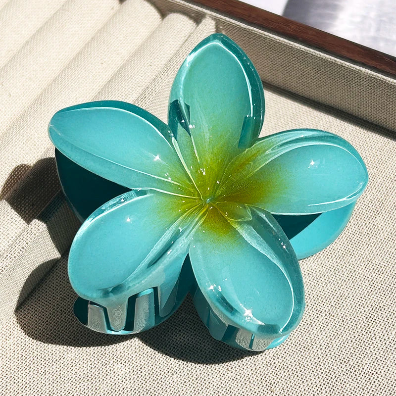 Tropical Flower Claw Clips