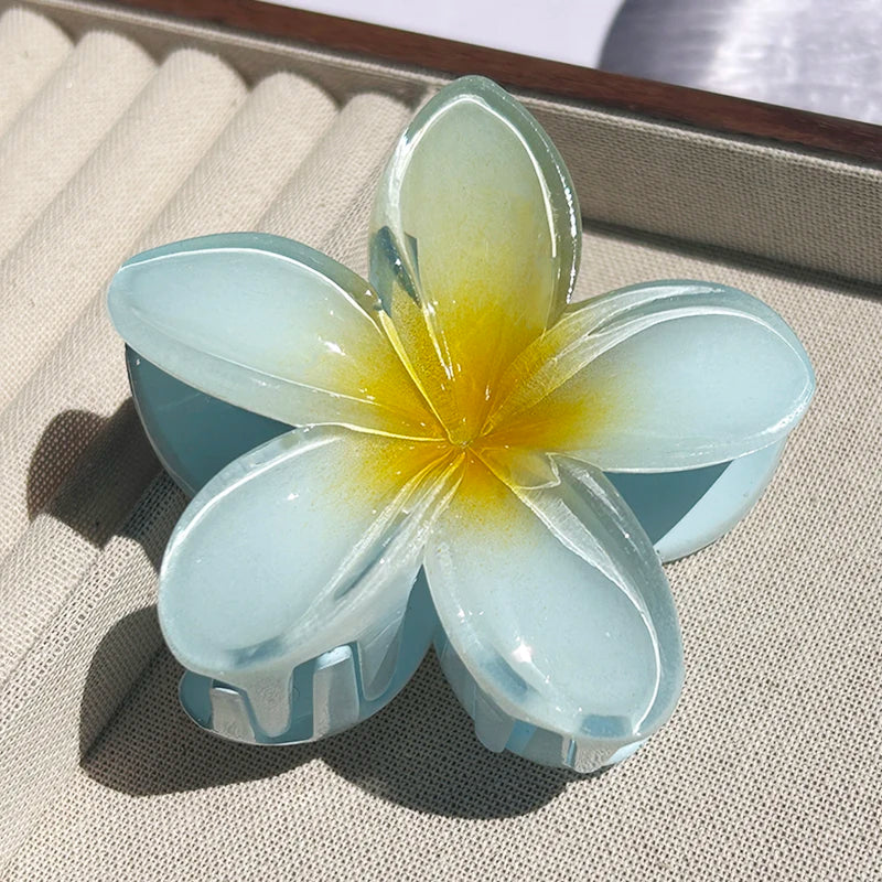 Tropical Flower Claw Clips