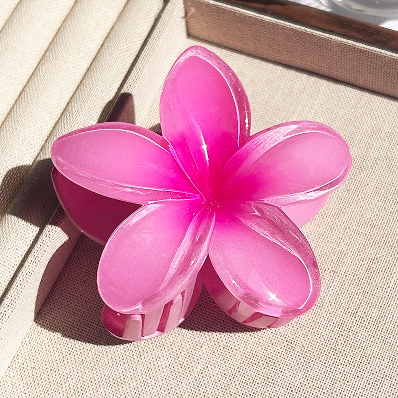 Tropical Flower Claw Clips