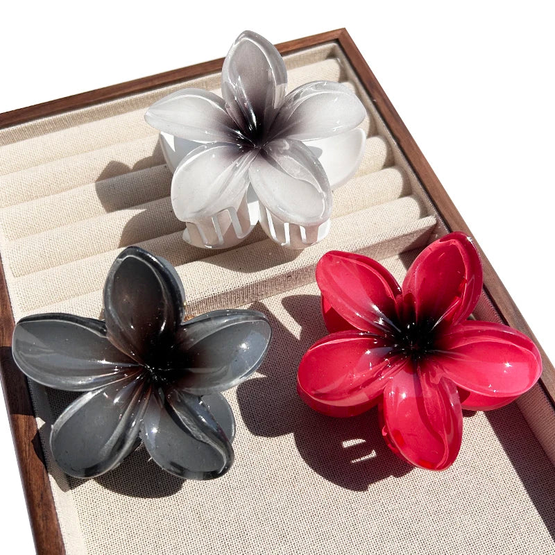 Tropical Flower Claw Clips