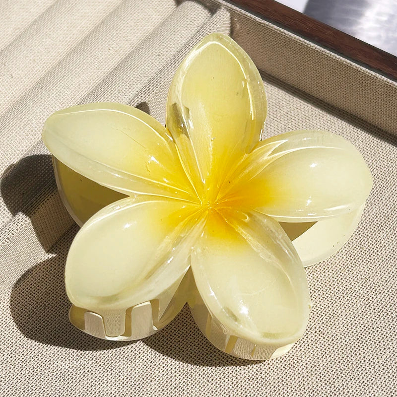 Tropical Flower Claw Clips